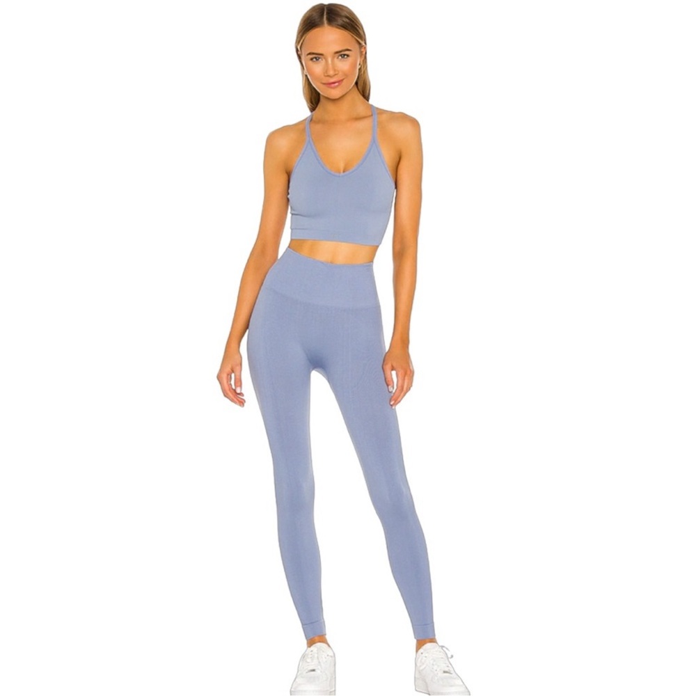 Set Active x Revolve Capri Blue Sculpflex Seamless High Rise Leggings